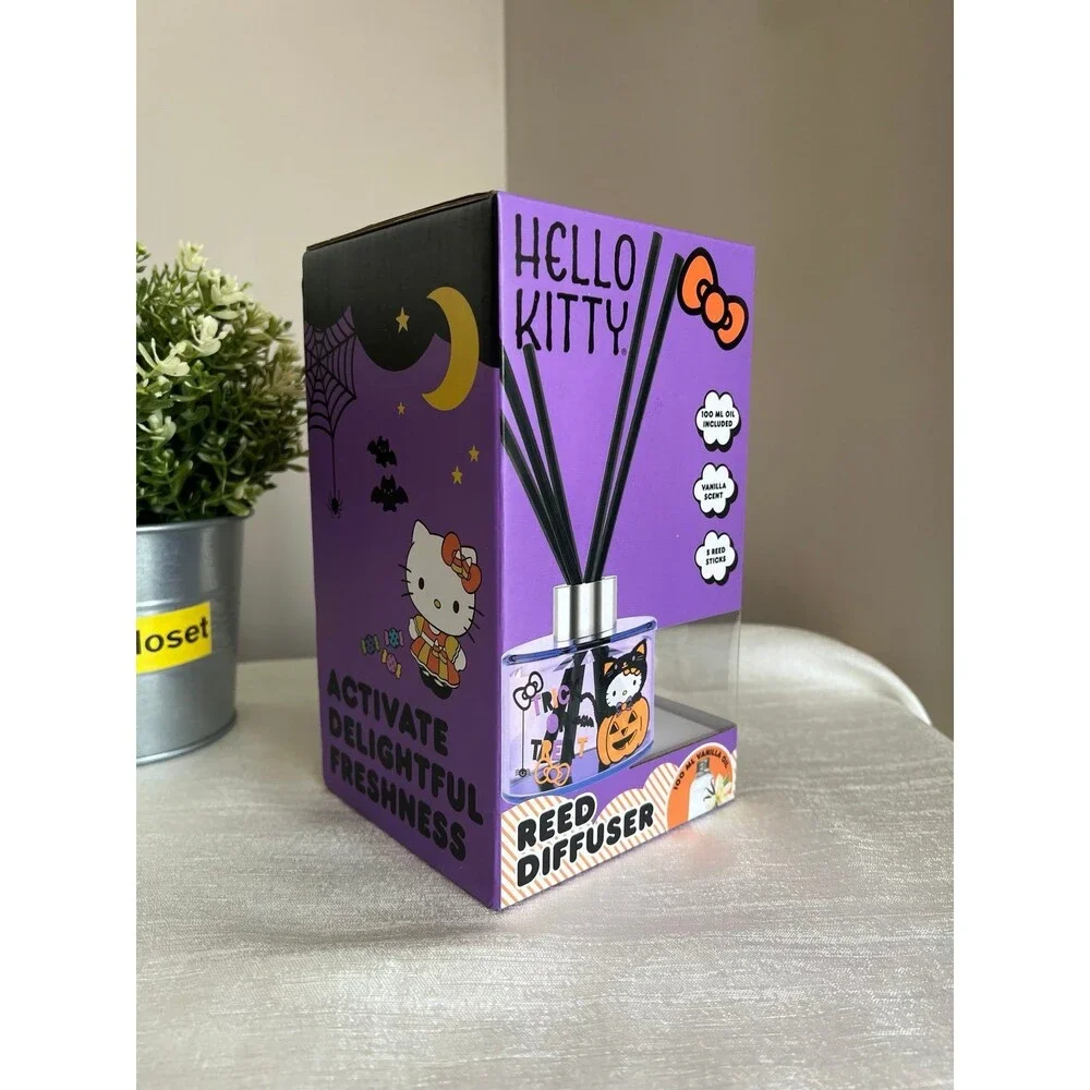 Sanrio Hello Kitty Halloween Reed Diffuser – Vanilla Scent NEW